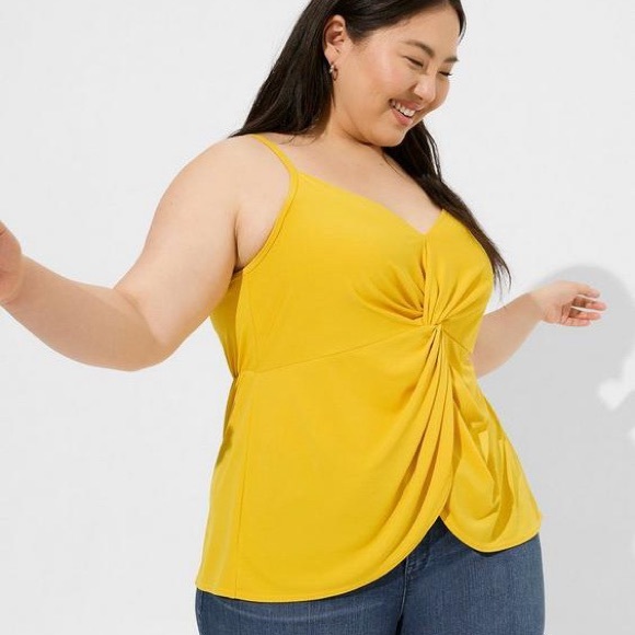 torrid Tops - NWT! TORRID golden rod yellow soft tank top, 3X.